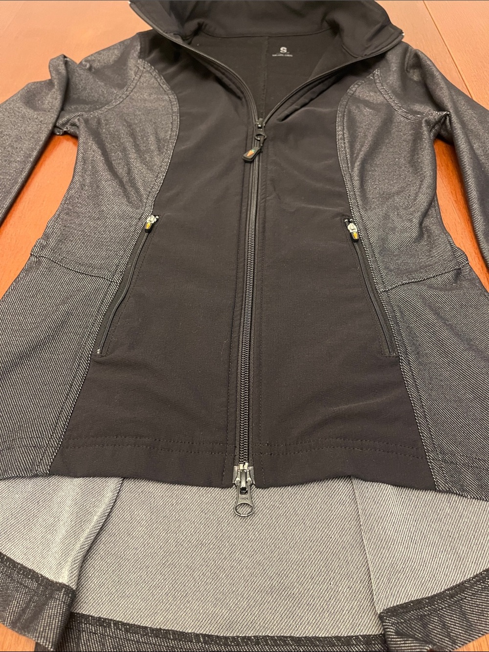 Kerrits Black and Gray Two-Tone Zip Front Riding Jacket - Picture 5 of 9